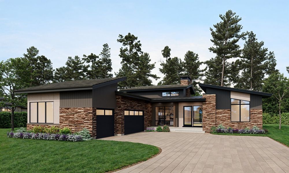 Representative exterior photo of a completed home built from the Residence 2 by Trumark Homes in The Summit at Castle Pines, Castle Pines, CO (Image 2).