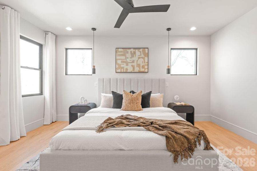 Furnished interior view inside a new home in , Charlotte (Image 42).