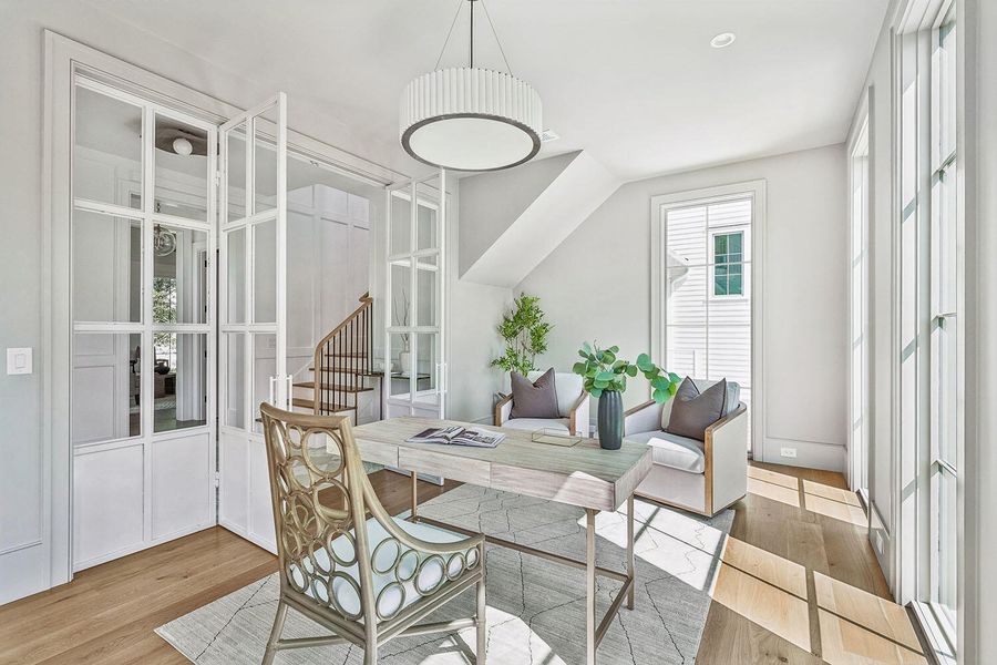 Furnished interior view inside a new home in , Johns Island (Image 18).