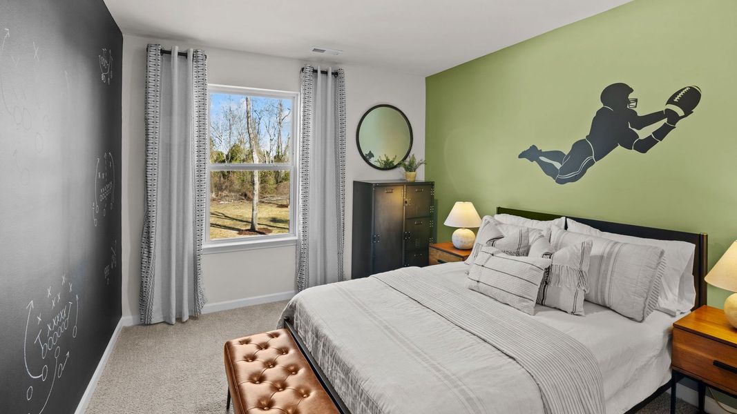 Representative furnished interior of a home built from the Belhaven by D.R. Horton in Blair Ridge, La Grange (Image 10).