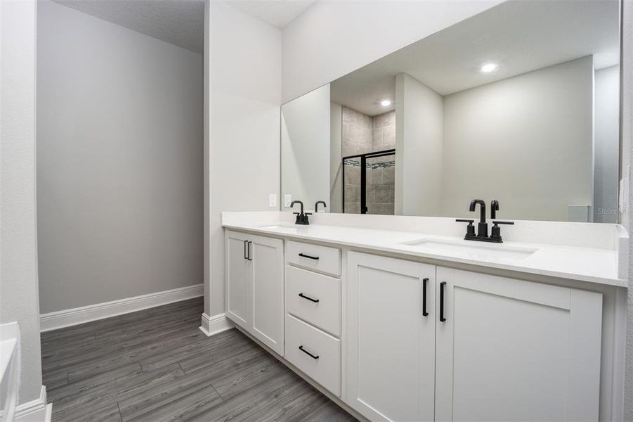 Furnished interior view inside a new home in Gum Lake Preserve, Lake Alfred (Image 4).