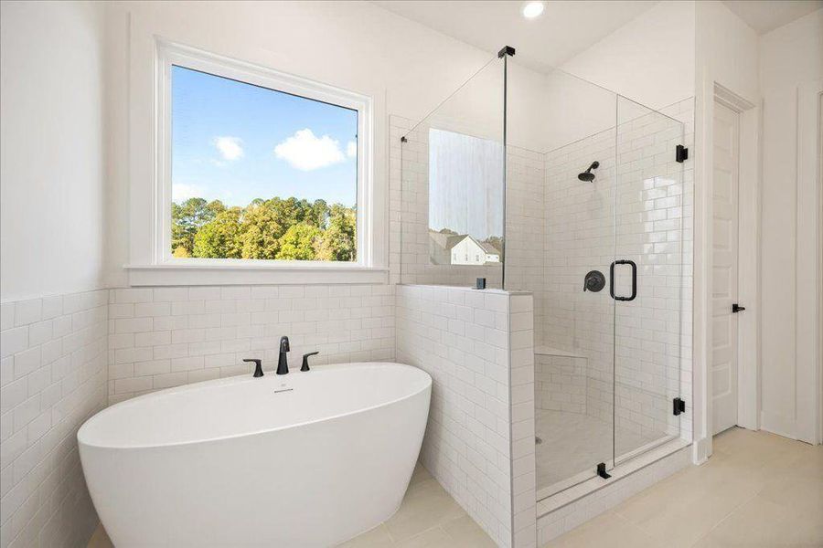 Furnished interior view inside a new home in Brooks Pond, Cumming (Image 14).