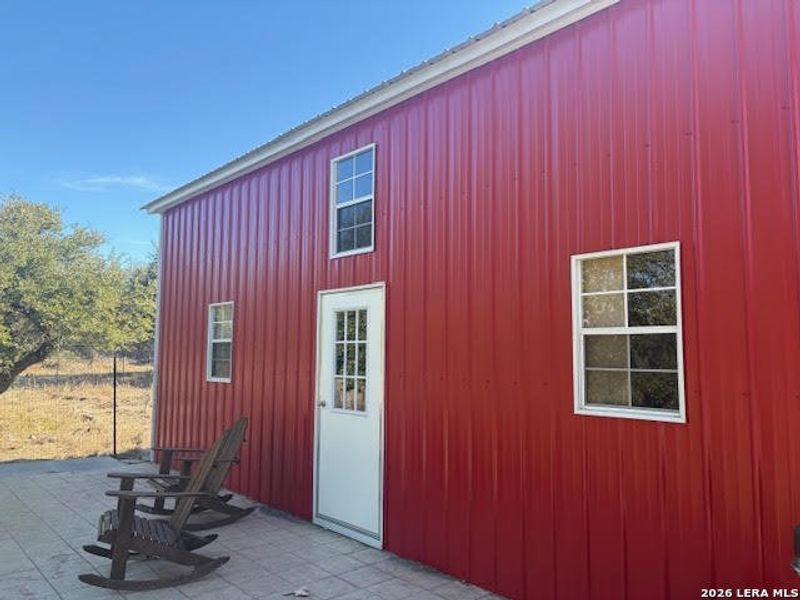 Exterior details and patio area of a home in , Spring Branch (Image 3).