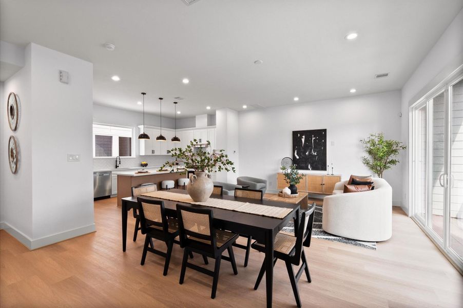 Furnished interior view inside a new home in , Houston (Image 17). Furnished interior view inside a new home in , Houston (Image 17).