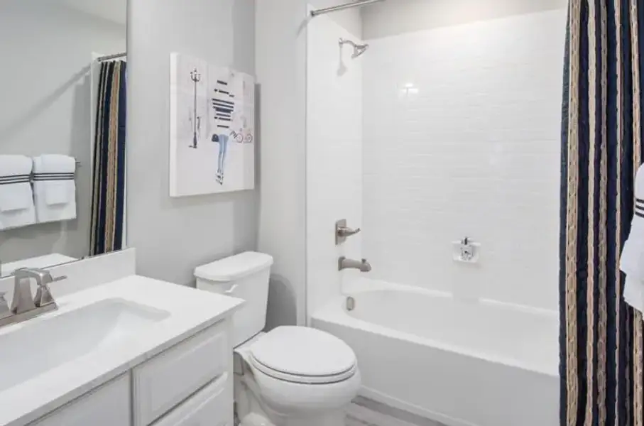 Furnished interior view inside a new home in , Commerce (Image 12).