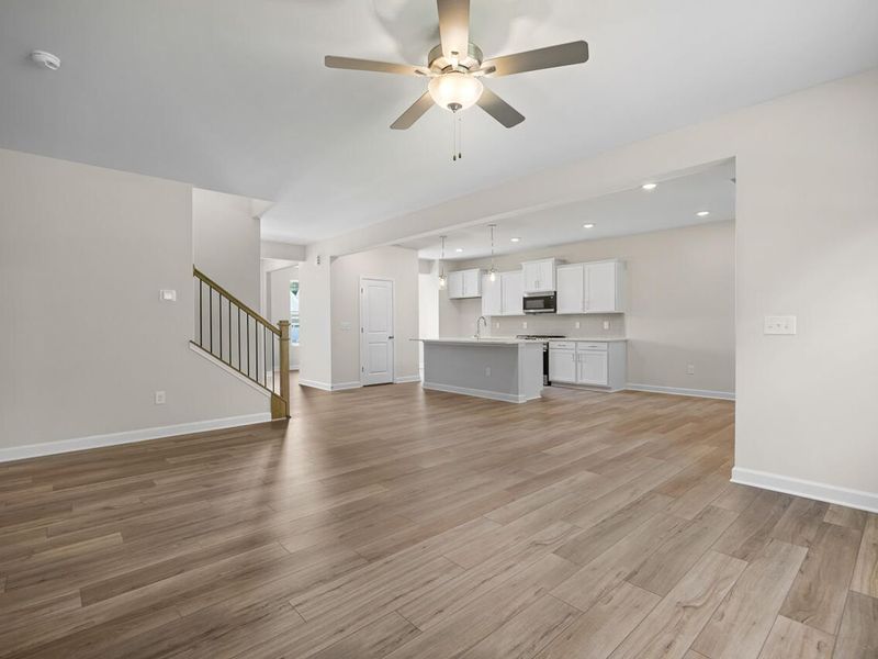 Spacious, unfurnished interior of a new home in Woodland Crossing, Zebulon (Image 18).