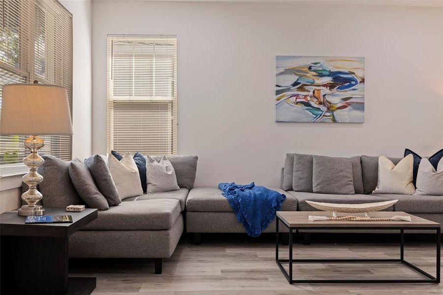 Sunlit living room Sunlit living room