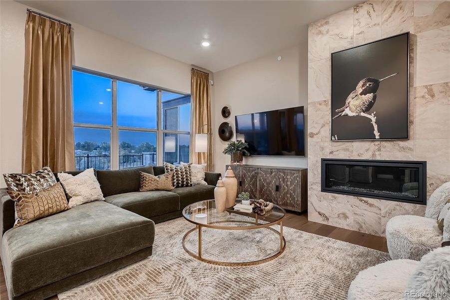 Furnished interior view inside a new home in , Westminster (Image 9).