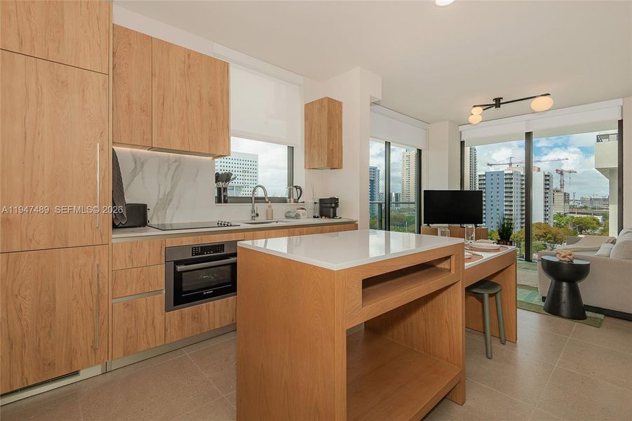 Furnished interior view inside a new home in , Miami (Image 25).