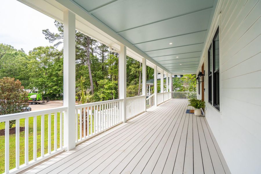 Exterior details and patio area of a home in , Johns Island (Image 35).