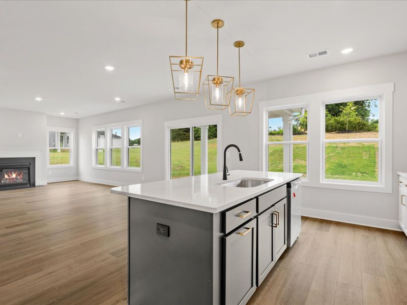 Furnished interior view inside a new home in Cedar Shoals - Signature Collection, Piedmont (Image 4). Furnished interior view inside a new home in Cedar Shoals - Signature Collection, Piedmont (Image 4).