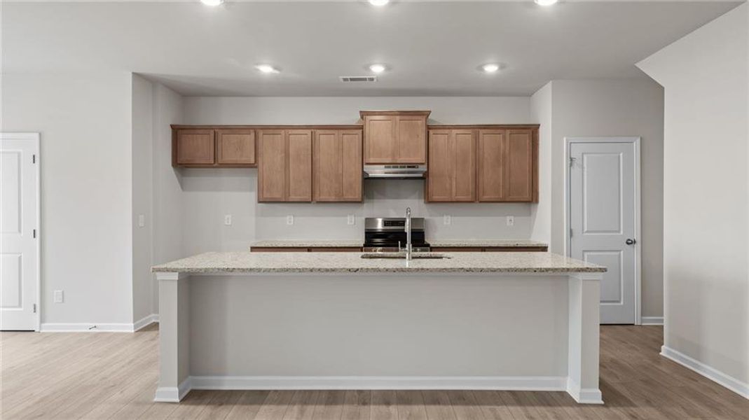 Furnished interior view inside a new home in Owen Preserve, Canton (Image 4).