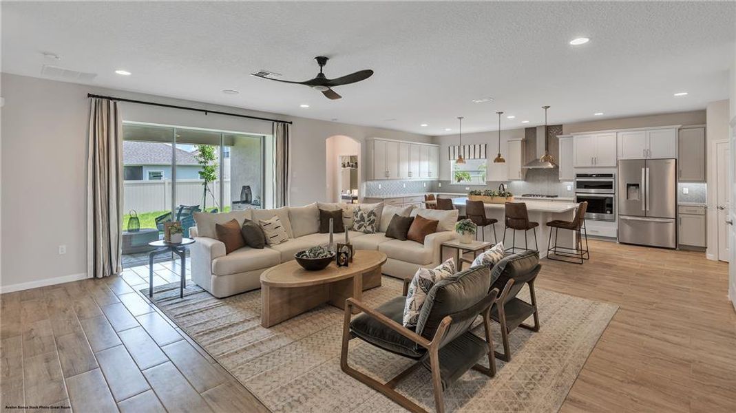 Furnished interior view inside a new home in Wilford Preserve, Orange Park (Image 4).
