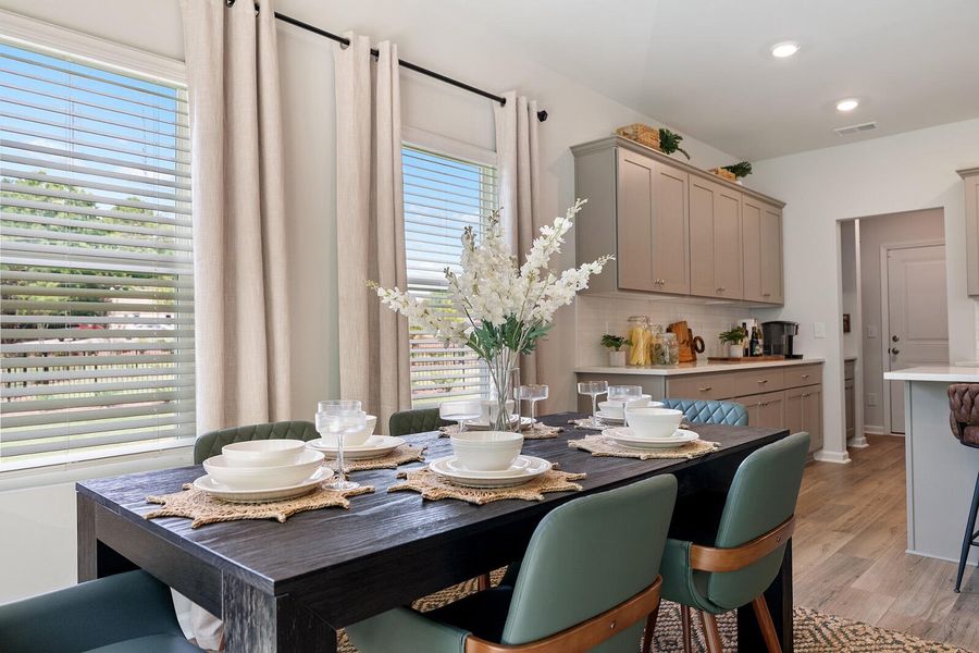 Furnished interior view inside a new home in Central Creek, Goose Creek (Image 6).