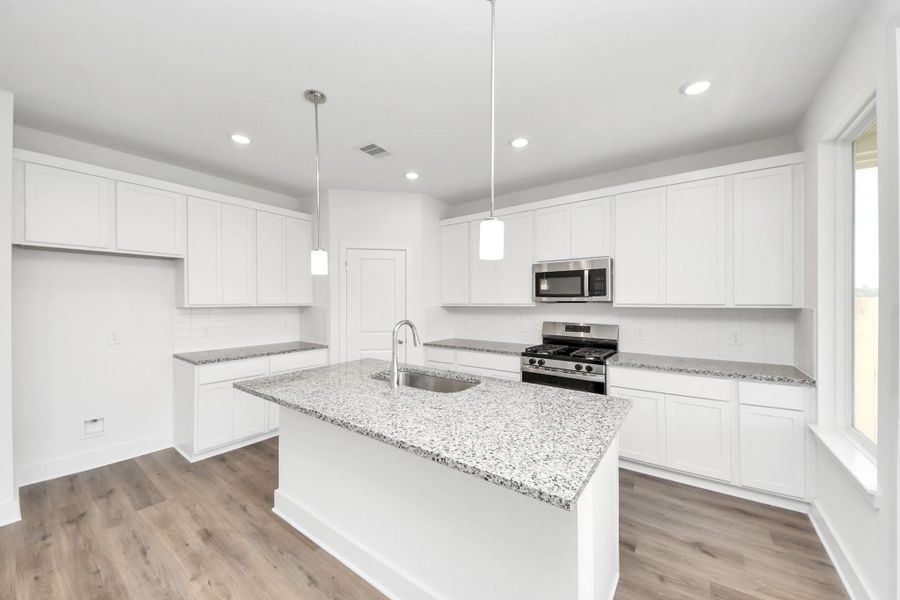 Furnished interior view inside a new home in The Canopies, Splendora (Image 7). Furnished interior view inside a new home in The Canopies, Splendora (Image 7).