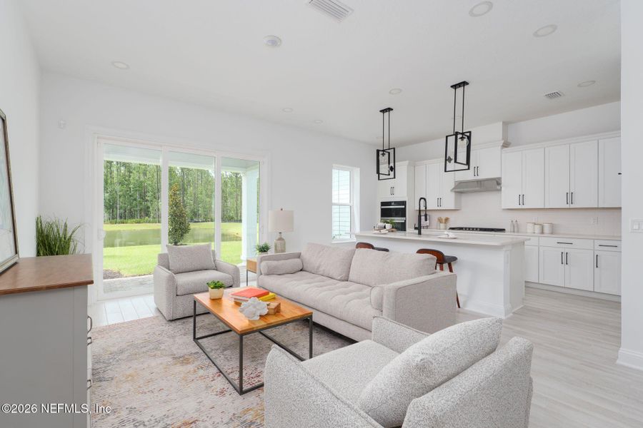 Furnished interior view inside a new home in , St. Augustine (Image 5).