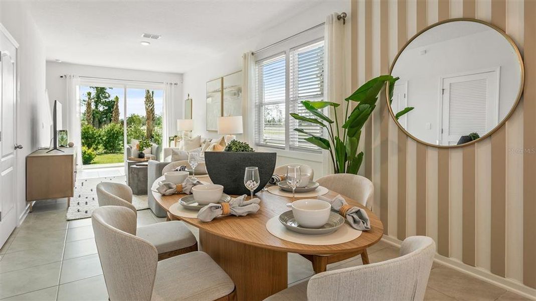 Furnished interior view inside a new home in Stokes Landing, St. Augustine (Image 19).