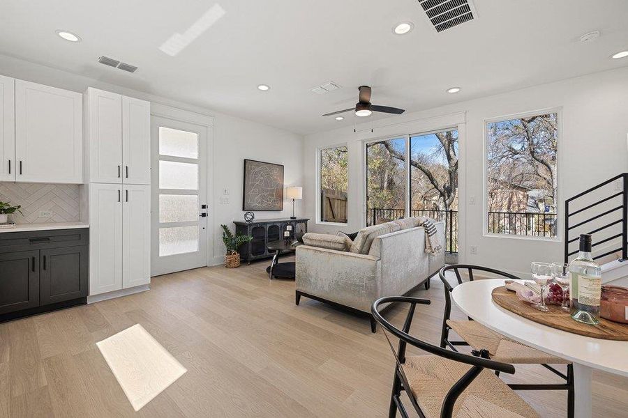 Furnished interior view inside a new home in , Austin (Image 7).