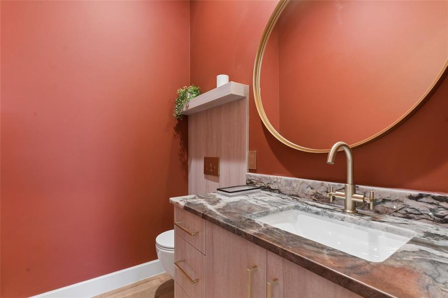 Close-up of interior finishes inside a home in , Dallas (Image 20).