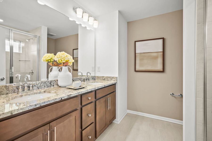 Representative furnished interior of a home built from the Austin by Pulte Homes in Cannon Run, Concord (Image 18).