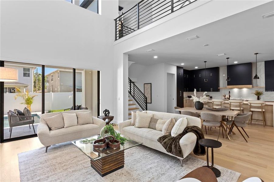 Furnished interior view inside a new home in , Tampa (Image 66).