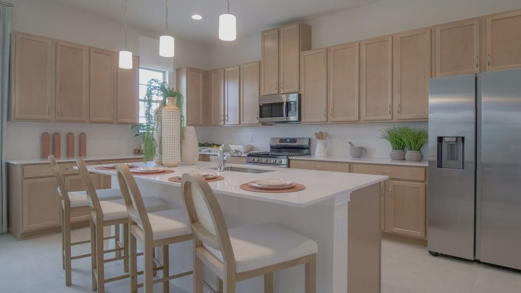 Representative furnished interior of a home built from the Woodmere II by Jones Homes USA in Reserve at Twin Lakes, St. Cloud (Image 12). Representative furnished interior of a home built from the Woodmere II by Jones Homes USA in Reserve at Twin Lakes, St. Cloud (Image 12).