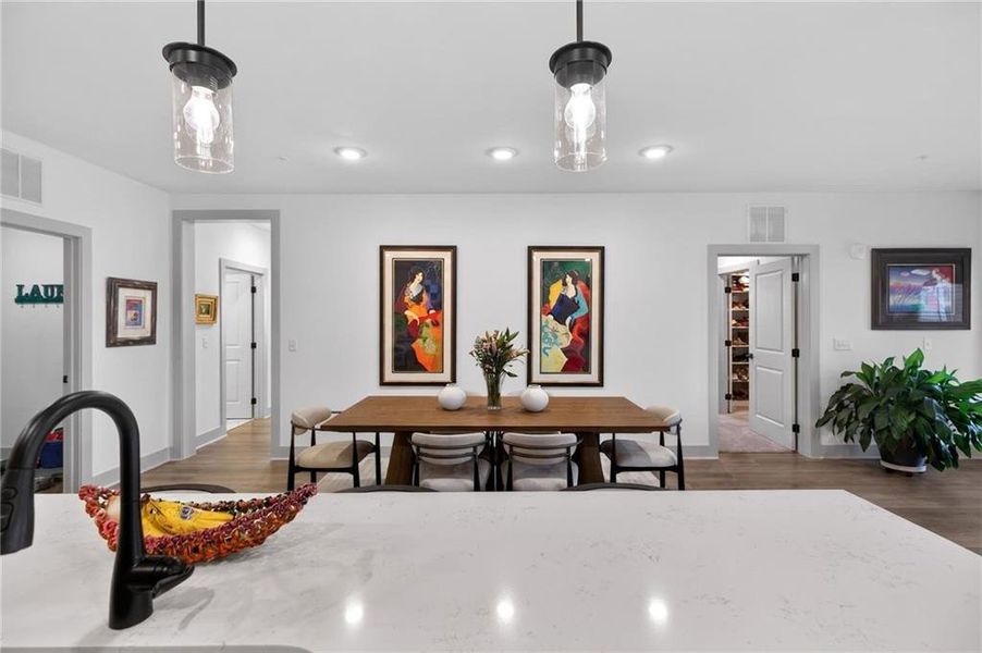 Furnished interior view inside a new home in Gatherings® at Herrington, Cumming (Image 19).