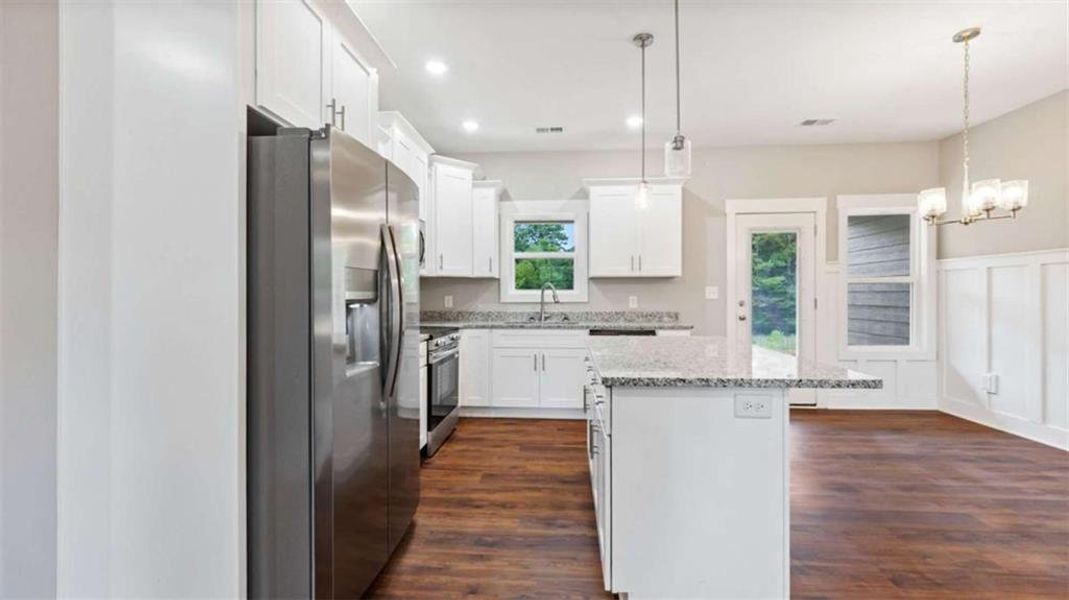 Furnished interior view inside a new home in , Cedartown (Image 4).