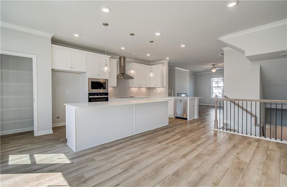 Furnished interior view inside a new home in Silverock, McDonough (Image 8).