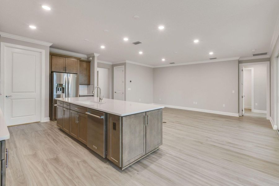 Furnished interior view inside a new home in Costa Pointe, Vero Beach (Image 5).