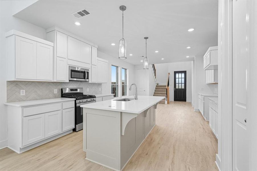 Furnished interior view inside a new home in Waterscape: 40ft. lots, Royse City (Image 5). Furnished interior view inside a new home in Waterscape: 40ft. lots, Royse City (Image 5).