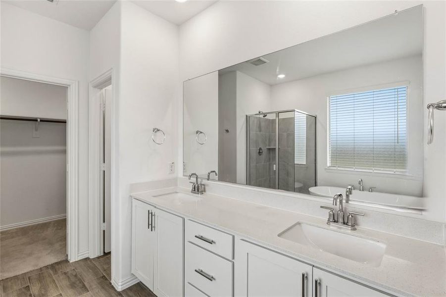 Furnished interior view inside a new home in Bridgewater, Princeton (Image 11).