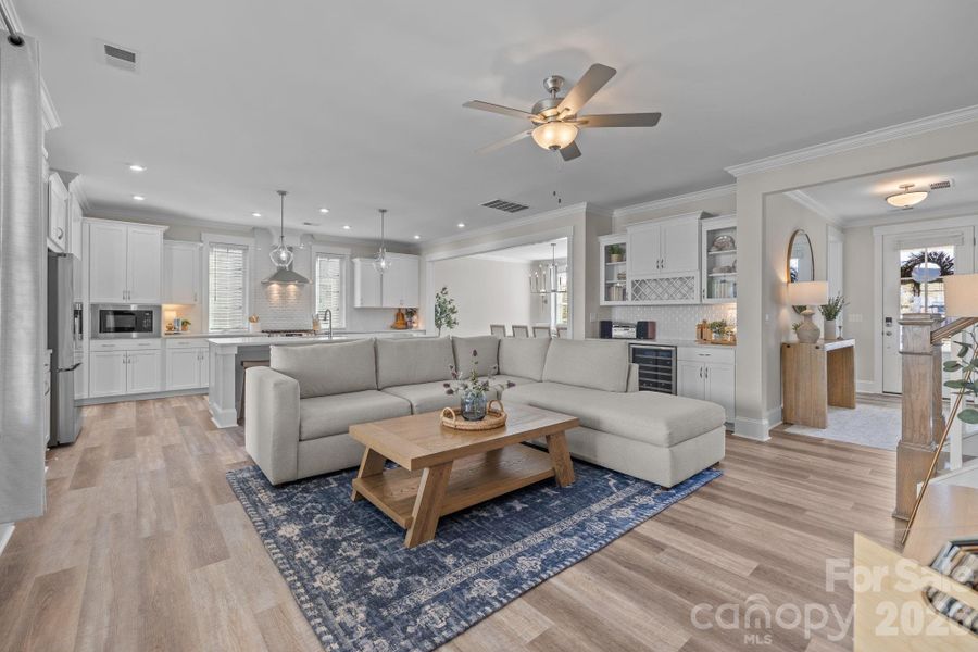 Furnished interior view inside a new home in Riverwalk, Rock Hill (Image 33).