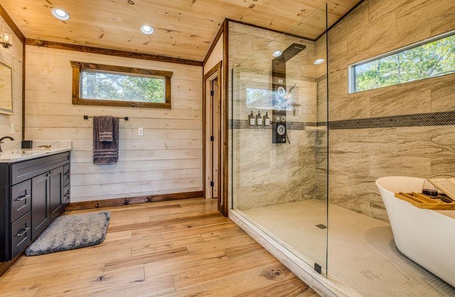 Furnished interior view inside a new home in , Mineral Bluff (Image 11).