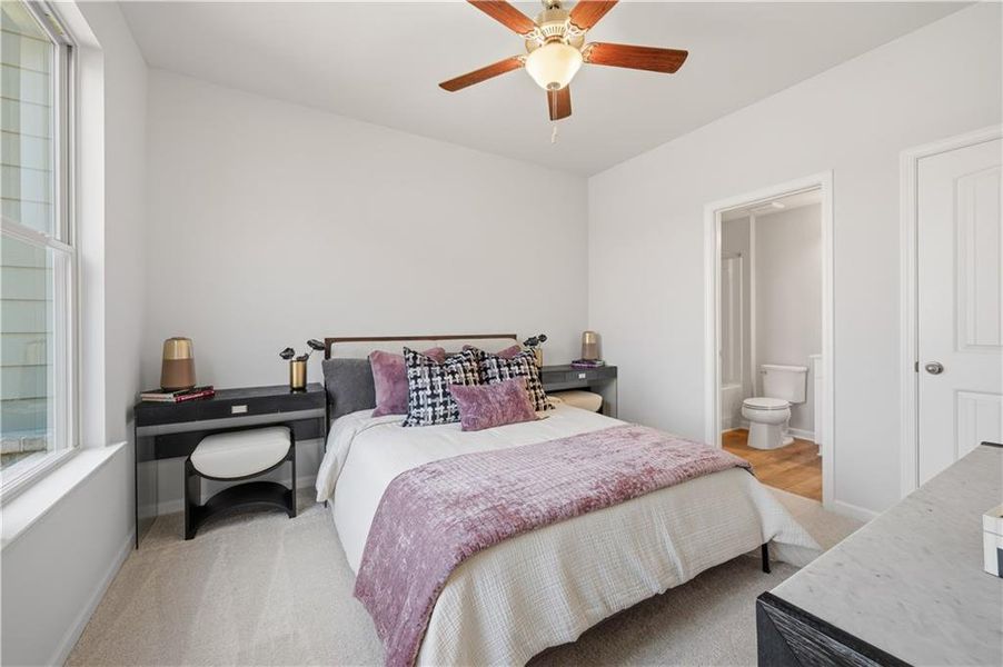 Furnished interior view inside a new home in Brighton, Locust Grove (Image 30).