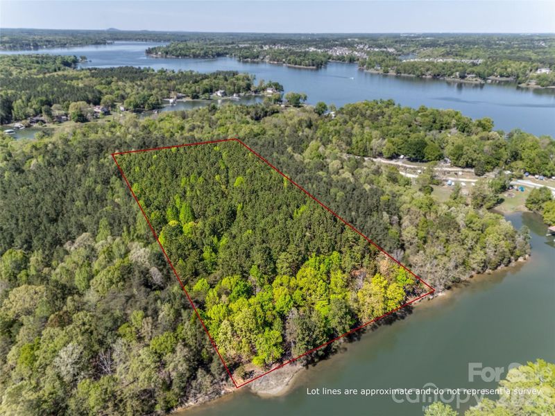 Waterfront lot with 357 ft of water frontage Waterfront lot with 357 ft of water frontage