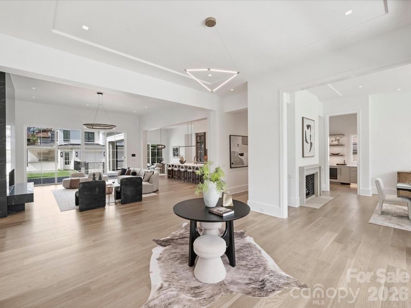 Furnished interior view inside a new home in , Charlotte (Image 8).