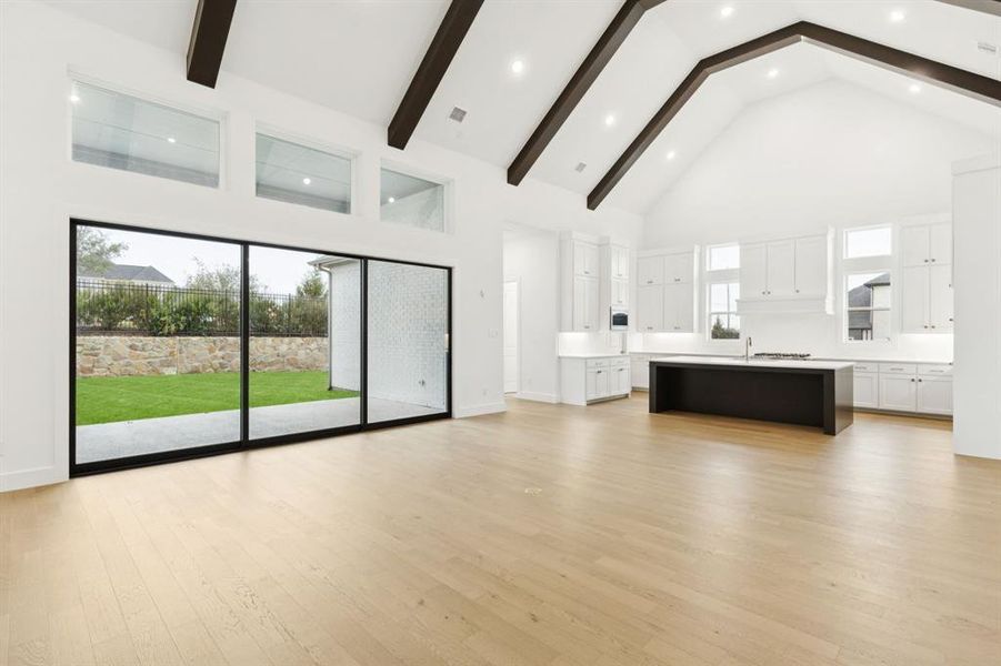 With striking beams, wall slider and space galore, this dream home completes all the check boxes on your wish list! With striking beams, wall slider and space galore, this dream home completes all the check boxes on your wish list!