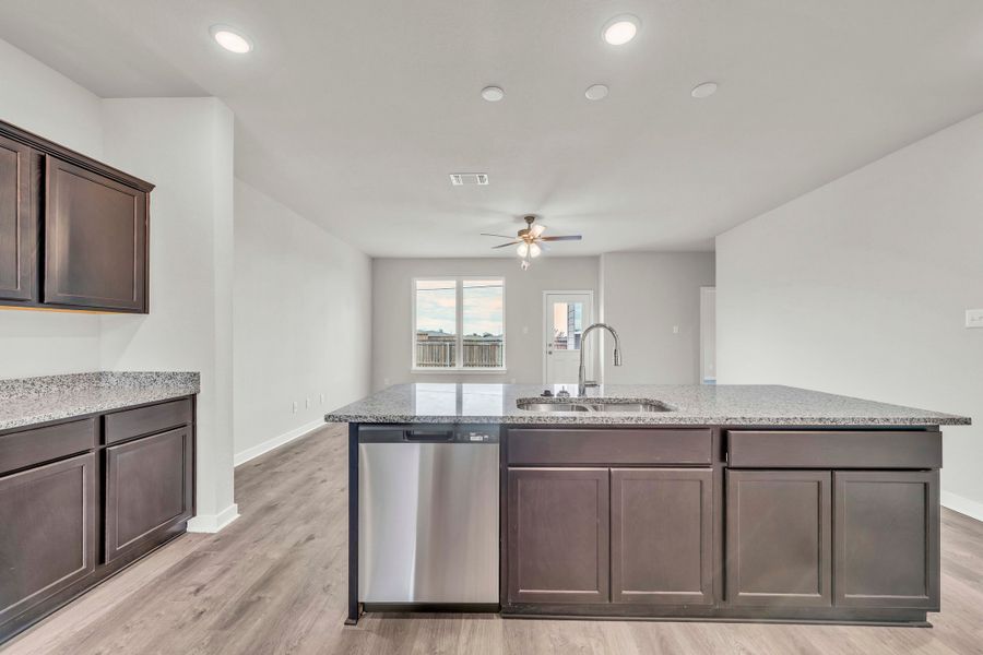 Furnished interior view inside a new home in The Ridge at Belle Meadows, Belton (Image 5). Furnished interior view inside a new home in The Ridge at Belle Meadows, Belton (Image 5).