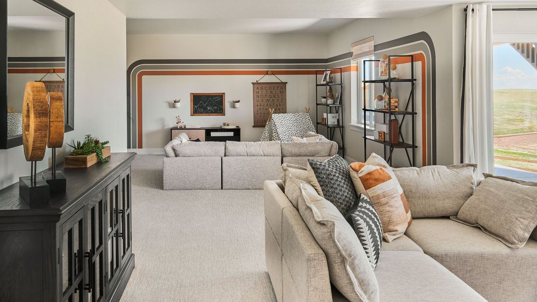 Representative furnished interior of a home built from the Vail by Taylor Morrison in Parterre Destination Collection, Thornton (Image 4).