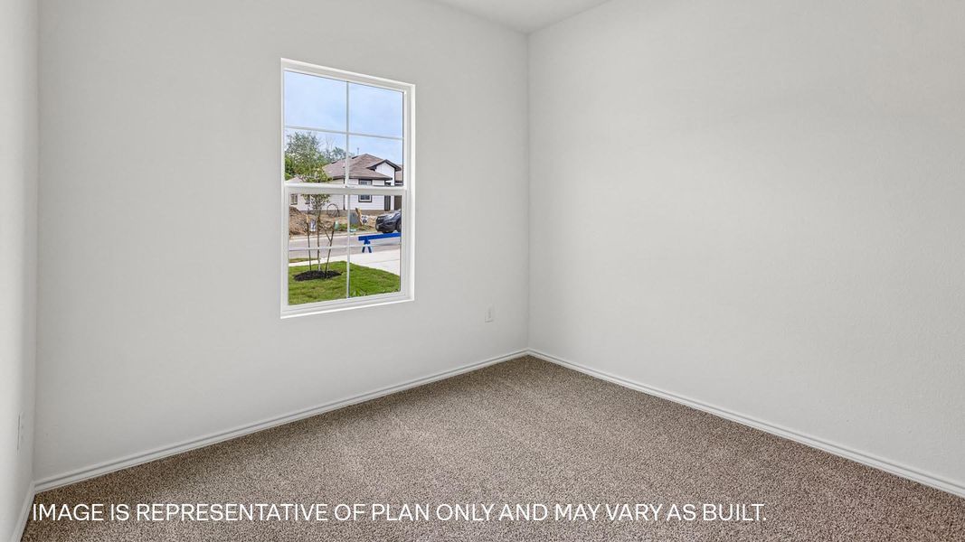 Representative unfurnished interior of a home built from the The Mitchell by D.R. Horton in Talavera, Kyle (Image 23).