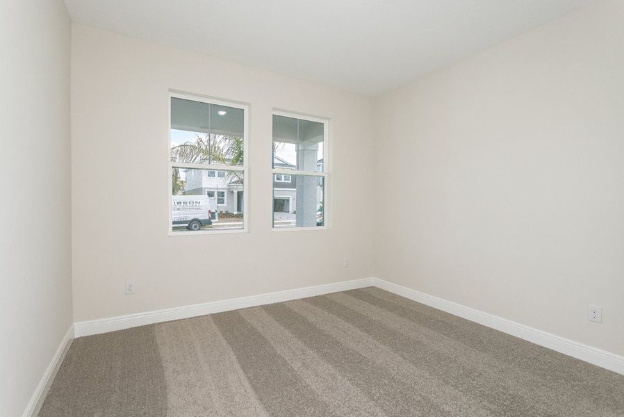 Spacious, unfurnished interior of a new home in Pasadena Woods, Wesley Chapel (Image 26). Spacious, unfurnished interior of a new home in Pasadena Woods, Wesley Chapel (Image 26).