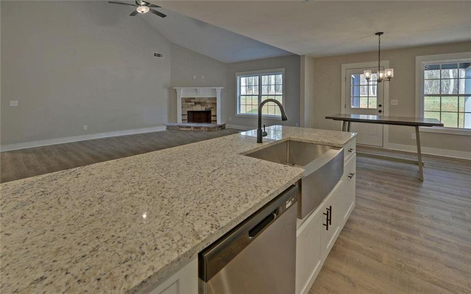 Furnished interior view inside a new home in , Lavonia (Image 6). Furnished interior view inside a new home in , Lavonia (Image 6).
