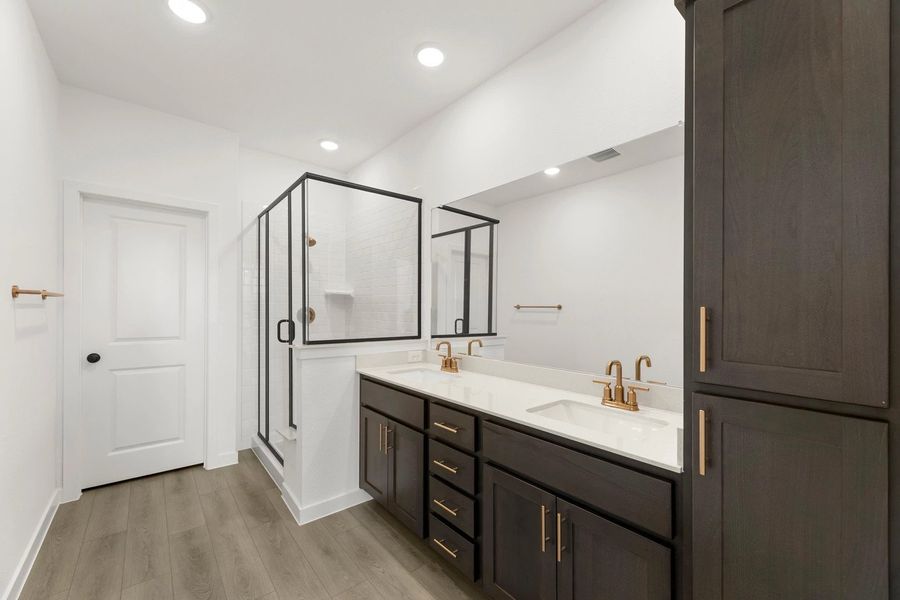 Primary Bathroom Representative Photo featuring the Laguna Collection Primary Bathroom Representative Photo featuring the Laguna Collection