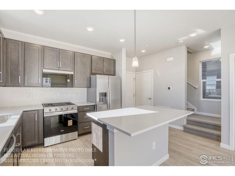Furnished interior view inside a new home in Baseline, Broomfield (Image 3). Furnished interior view inside a new home in Baseline, Broomfield (Image 3).