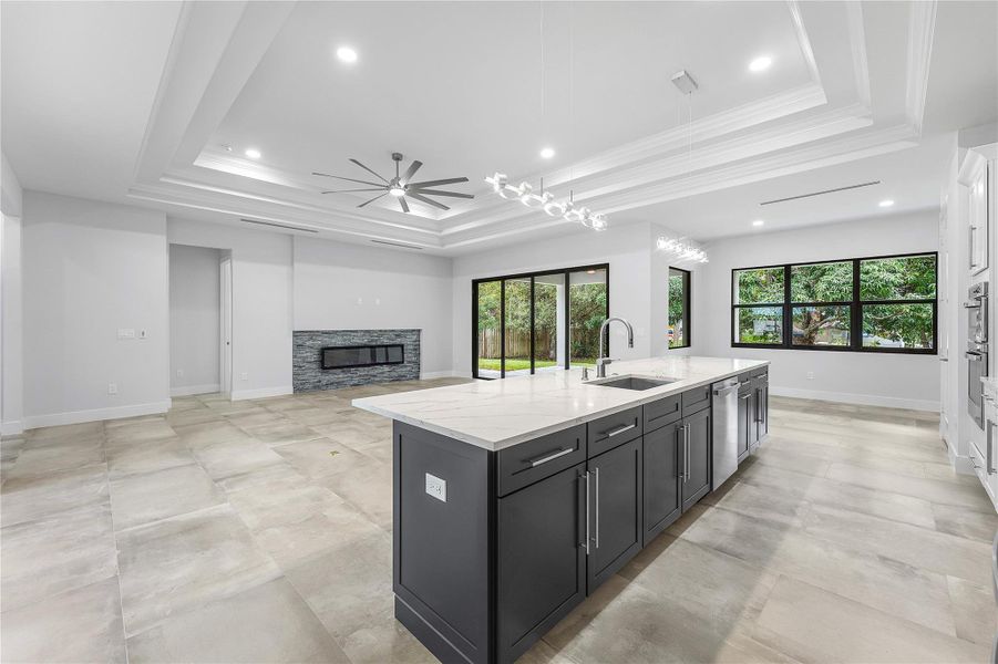 Furnished interior view inside a new home in , Stuart (Image 9).