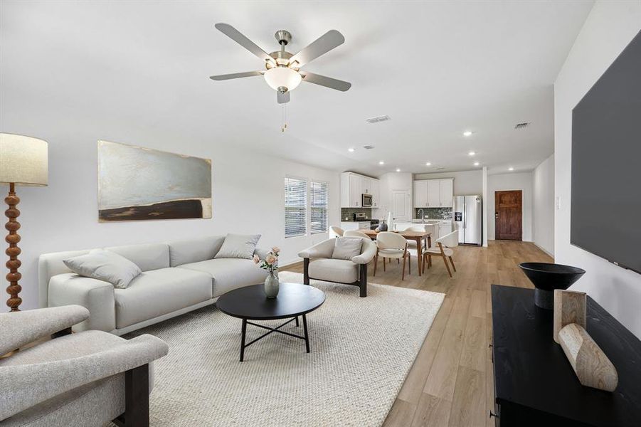 Furnished interior view inside a new home in Stella Hills, Denton (Image 6).