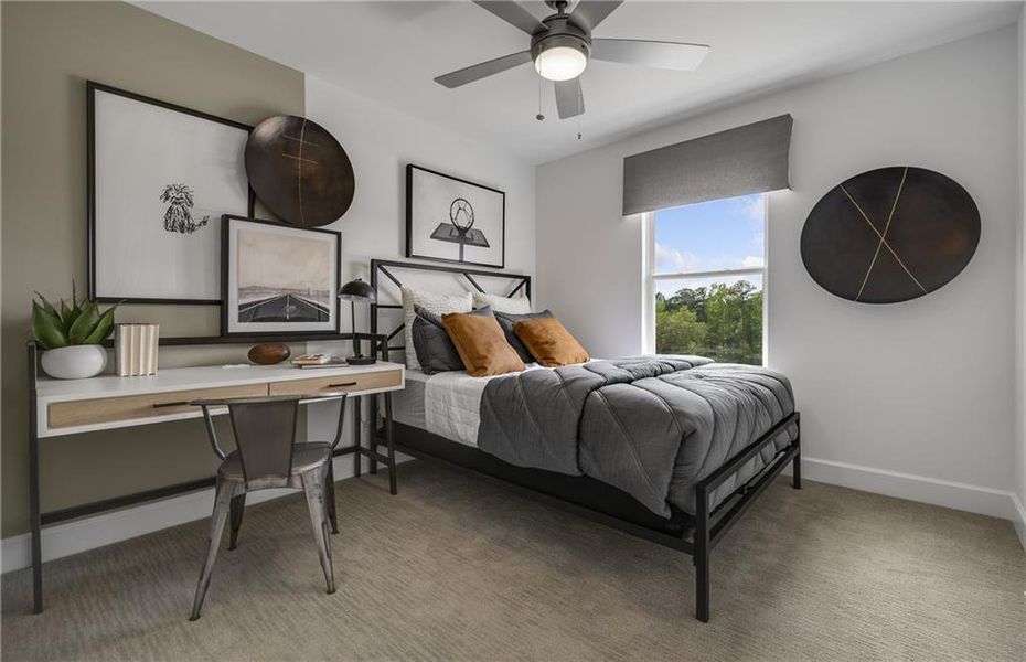 Furnished interior view inside a new home in Berkeley Mill, Cumming (Image 11).