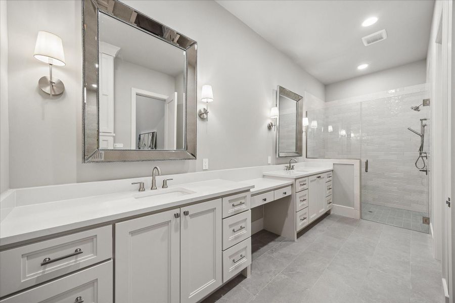 Furnished interior view inside a new home in , Houston (Image 10).