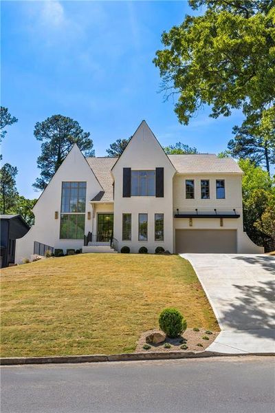 Front exterior of a new home in , Brookhaven, GA, highlighting curb appeal (Image 30).